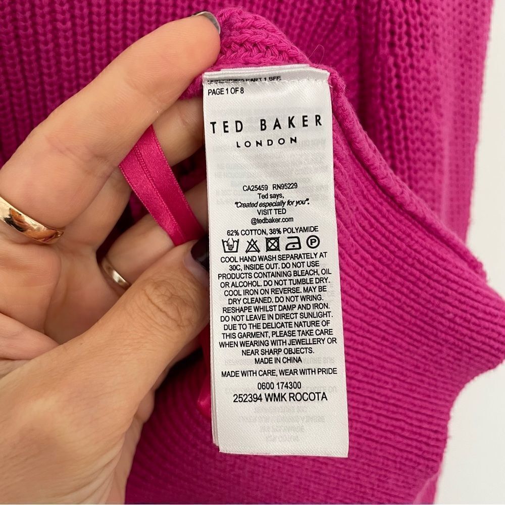 Ted Baker Racota Pink Sweater - Picture 10 of 12